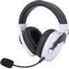 Annadue Cuffie da Gioco Wireless da 2,4 GHz, Cuffie Bluetooth 5.4 con Cancellazione del Rumore, Driver da 50 Mm, Luce RGB, Batteria Lunga 1200 MAh, per Musica di Giochi per PC (bianco e nero)