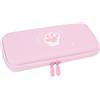 YUEHISY Switch Hard Shell Case di Carico, Custodia da Viaggio con Cinghia per Mano e Spalla per Accessori Console (PINK)