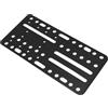 Luocute Piastra di Montaggio del Freno a Mano USB, Staffa Universale in Acciaio Inossidabile con Posizioni Multiple dei Fori, Adatta per SIM Racing Compatibile con 25 27 29 T500 TH8A