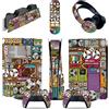 GALSOR Protettivo 82631 Per PS5 Console Disc Edition & Digital Sticker Vinyl Decal Cover Per Ps5 Controller & Charging Station & Headset & Media Remote Senza Bolle E Senza Residui(Disc Version)