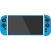Generic Set di Custodie in Silicone per Switch 2 Console di Gioco, Custodia Antiscivolo Divisa per J-Con Controller di Gioco, Copertura Protettiva Completa di Polvere per Switch 2 Accessori di Gioco (Blu)