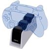 Konix Doppia stazione di ricarica Konix Mythics per controller DualSense PS5 - Cavo USB da tipo A a C incluso - bianco e nero