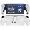 Generico Custodia per PlayStation Portal, macchina da gioco Custodia protettiva in TPU con supporto, console portatile antigraffio Custodia protettiva (Bianco)