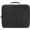 Generic Custodia di trasporto console di gioco per PS5 Slim Custodia protettiva, borsa di stoccaggio da viaggio Borsa portatile console per PS5 Slim, controller e altri accessori di gioco (Nero)