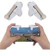 Agatige Trigger di Gioco, Controller di Gioco Mobile Pulsanti Gaming Trigger Joystick Portatili Game Pulsante PUBG per Cellulare Telefono Smartphone da 4-7 pollici con Spessore di 6-11 mm