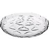 PASABAHCE Estrella Set 6 Piatti Frutta in Vetro, 20cm, Trasparenti, Design Moderno ed Elegante