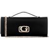 GUESS borsa a tracolla borsetta Zalina Top Handle Clutch Black nero