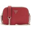 GUESS borsa a tracolla Noelle II Crossbody Camera Bag Garnet rosso scuro