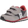 SAUCONY -SNEAKERS -TOMAIA SUEDE E MESH -CHIUSURA CON VELCRO -INTERSUOLA IN EVA -SUOLA IN GOMMA 21 grigio GRIGIO/BIANCO/ROSSO