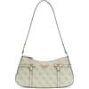 GUESS borsa a tracolla Leona Logo Shoulder Bag Sage Logo cachi