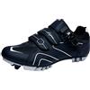 Youngtie Scarpe da Ciclismo MTB per Uomo Donna Scarpe da Mountain Bike Traspirante Antiscivolo Compatibile con Tacchette da Corsa SPD e Pedale di Blocco Black Grey 250