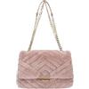 Armani Exchange Borsa a tracolla in pelliccia sintetica rosa da donna UNI