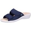 Fly Flot Borutta, Ciabatte Donna in Rete Elastica, con Doppio Strappo Regolabile, Sottopiede Imbottito in Pelle, Blu, 42, Sandali EU