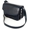 VICTOR LINE SRL Borsa Donna Tracolla Vera Pelle Italiana Tamponata a Mano 3 Scomparti Colore BLU - Artigiani Toscani Made In Italy