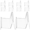 Beaupretty Espositore da Tavolo Trasparente per Portafogli e Borse 20 Pezzi in PS 7 Cm, Supporto Organizer Compatto per Esposizione e Riposo di Accessori, Adatto per Casa e Ufficio