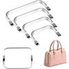 ErShiPing 4 Pz Chiusura Borsa Uncinetto 16/18/22/25 cm, Clutch per Borse Uncinetto, Chiusure per Borse Uncinettos, Manico Borsa Uncinettos, Clic Clac per Borses Progetti DIY Fai da Te(4 Misure)