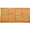 vidaXL Piano del tavolo Olio Naturale 110 x 55 x 2 cm, Tavolo da pranzo in acacia, design rustico, piano in legno, arredamento moderno, accessorio versatile