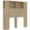 vidaXL Testiera con Scomparti Rovere Sonoma 100x18,5x102,5 cm