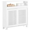 SoBuy Mobile Bagno Stretto con Ruote Salvaspazio Ripiani Regolabili