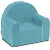 Badum - Poltrona per bambini a partire dai 2 anni - Poltrona per bambini - Stabile e confortevole in schiuma - con rivestimento rimovibile, lavabile - Idea regalo, regalo di compleanno per ragazza
