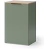 Vicco Credenza Wido, Verde, 50 x 80 cm | con ripiano, per la conservazione e l'organizzazione salvaspazio