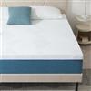 Hiimgo Materasso 180 x 200 cm, altezza 25 cm, schiuma fredda, durezza media (H3), 7 zone, arrotolabile