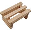 Generico sgabello basso in legno sgabello seduto base espositiva poggiapiedi per adulti pouf per banco resistente all'usura panca per di legno