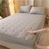 CHDGSJ Lenzuolo con Angoli Trapuntato 100% Cotone per Letto Singolo/Matrimoniale,Lenzuolo con Angoli in Fibra di Soia con Federa X2,Coprimaterasso con Tasca Profonda 2-12 Pollici(D,180x200)
