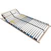 BMM Standard rete a doghe da 100x200 cm con 28 doghe, regolazione della testata, Certificato da TÜV, 7 Zone, montaggio fai-da-te, compatibile con tutti i tipi di materassi, altezza di 10 cm.