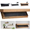 YUANYINSM Mensola con Design a Lembo Magico con Scomparto Segreto - Mensola con Scomparto Nascosto, Mensola Galleggiante con Cassetto, Mensola da Parete con Stoccaggio Segreto per Casa o Ufficio