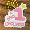Viale Magico Polistirolo Personalizzato Il Mio 1° Compleanno Bimba 40x50