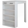 Vicco tavolo bar alto Repose, Bianco, 67 x 100 cm