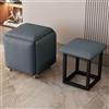 XCNSHIDY Sgabello combinato 5 in 1, impilabile, per interni, salvaspazio, elegante e multifunzione (E,45 x 45 cm)