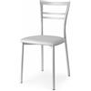 Connubia Sedia Go! CB/1419 Acciaio e Sono Alluminio Set 2 sedie