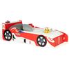IDMarket - Letto per bambini formula 1 rosso 70x140 cm TEDDI