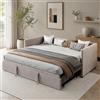 KEFSR Letto imbottito, letto estensibile, divano letto 90/180 x 200 cm, tessuto in velluto, design salvaspazio, perfetto per risparmiare spazio (Gery)