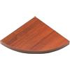Decor Space Mensola da muro sospesa in legno, fissaggio con regimensola Ad angolo Ciliegio 25 x 25 x 1.8 cm