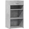 vidaXL Credenza Grigio Cemento 50x42,5x93 cm in Legno Multistrato
