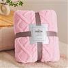 Chickwin Coperta Pile Matrimoniale Singolo Invernale Morbida Calda Coperta in Flanella Classico Coperta Plaid Coperta Letto per Viaggi, Sedia, Auto, Divano, Camera da Letto (100x150cm,Rosa)