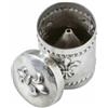 Loberon Fleur De Lys Temperino per Candele - Bella Decorazione a Forma di Giglio di Francia - in Ottone con pregiati Ornamenti, Argento Antico