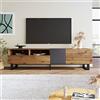 FAYICIC Mobile TV con venature in legno 180 cm