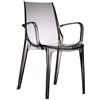Scab Set 2 pz. Poltrona Vanity Scab Design-Trasparente Fumè