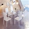 Yizhe Milano Set di 6 Sedie da Pranzo, Set di Sedie da Cucina Sedie Moderne e Sofisticato, 48 * 42 * 97 cm