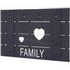 Mendler Serie Vintage appendiabiti guardaroba HWC-C89 Family 60x90cm - antracite