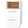 Vicco Comodini camera da letto Beatrice, Bianco, 36 x 68 cm | per riporre oggetti in modo salvaspazio accanto al letto