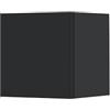 Liberoshopping Pensile cubotto sospeso in legno 30x30 cm (Con Anta, Grafite Opaco)