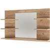 Vicco Specchio contenitore bagno Wilbur, Rovere dorato, 78 x 50 cm