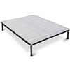 Generico Coprirete, Salva Materasso in Feltro con Lacci per Fissaggio a Reti e Doghe -Antiacaro, Traspirante, Anallergico - Adatto per Letto da Una Piazza e Mezza Misure 130x190 - Made in Italy Colore Bianco