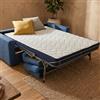 Nuvole di Sonno - Materasso Piazza e mezza Giove per Divano Letto a Ribalta in Water Foam Alto 14 cm Ergonomico, Rivestimento Anallergico Made in Italy (H 14, 100 X 190)