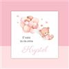 Cormar Tag Bomboniera Confetti Confezione Personalizzata Quadrato, Battesimo, Comunione, Cresima, Compleanno, Matrimonio, Nascita, Laurea 60 Pezzi (Nascita/Battesimo Bimba)